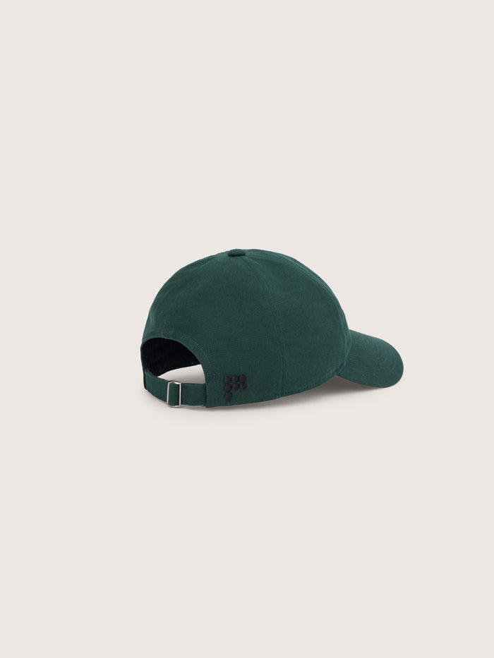 Organic Cotton Cap Pangaia Logo—Depth Green