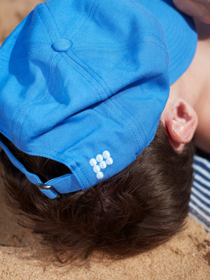 Organic Cotton Cap Pangaia Logo—Gaia Blue