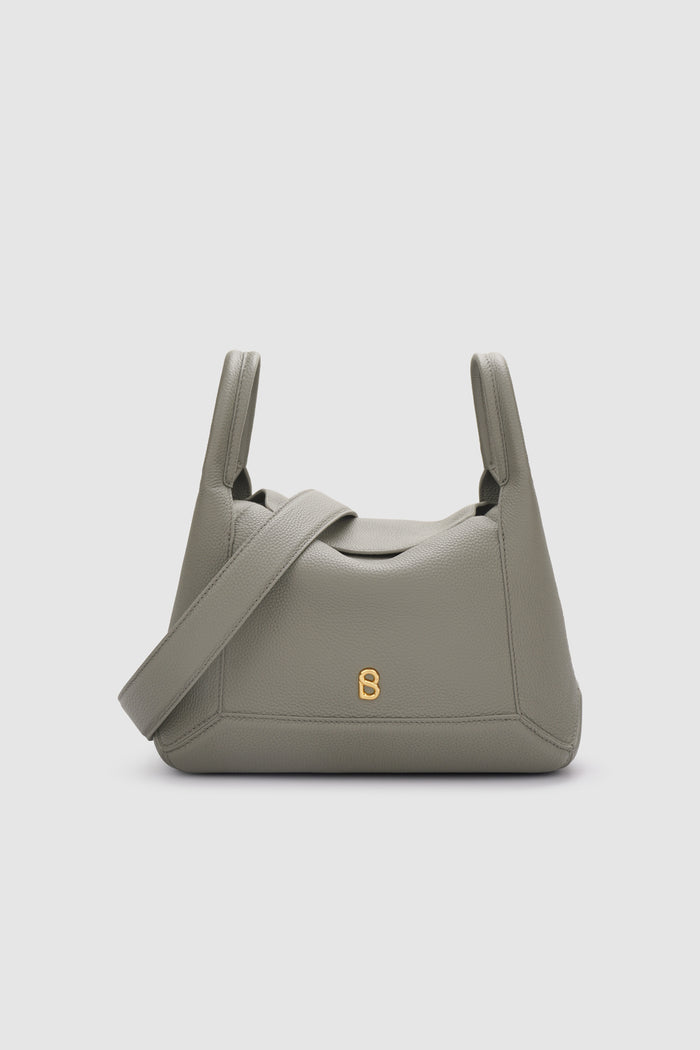 origa flex shoulder bag in fog by buttonscarves