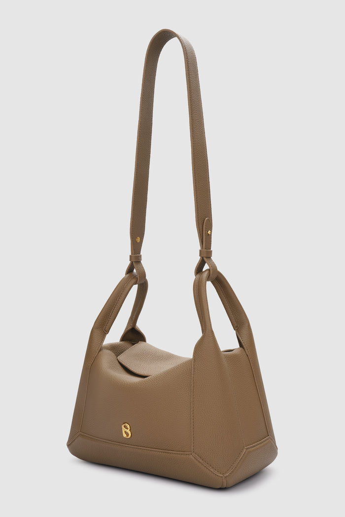 origa flex shoulder bag in rock by buttonscarves with detachable strap