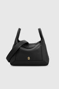 origa flex shoulder bag medium in black by buttonscarves