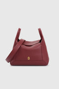 origa flex shoulder bag medium in cranberry by buttonscarves