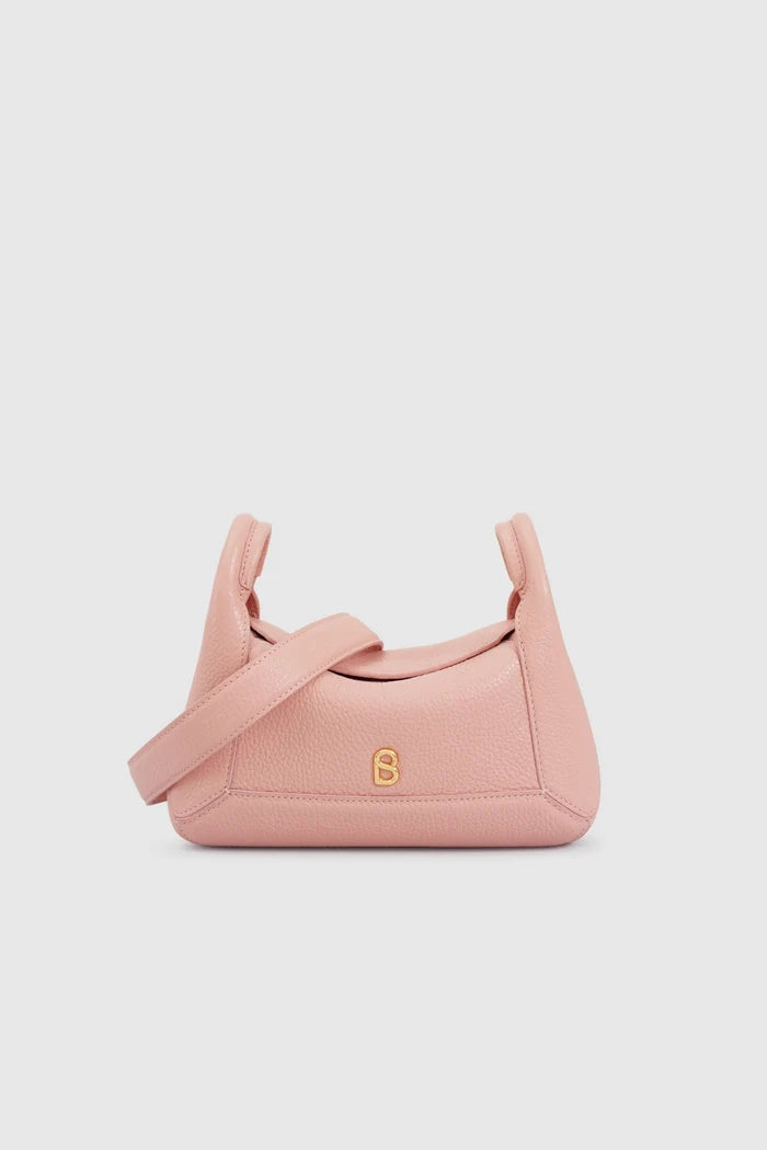 origa flex shoulder bag small in blush by buttonscarves