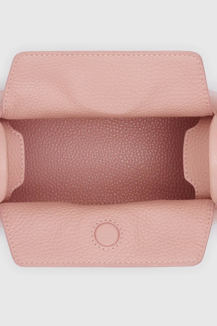 origa flex shoulder bag small in blush by buttonscarves interior