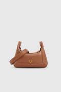 origi flex shoulder bag small in champagne by buttonscarves