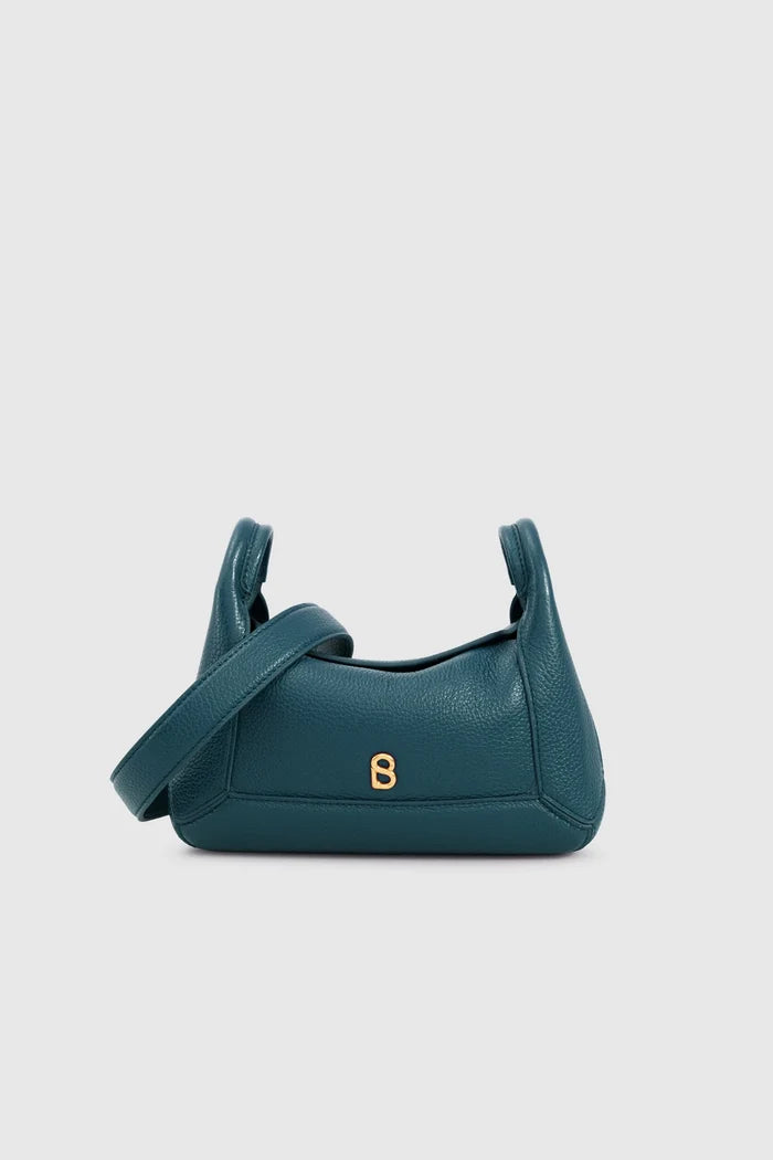 origa flex shoulder bag small in jeans by buttonscarves
