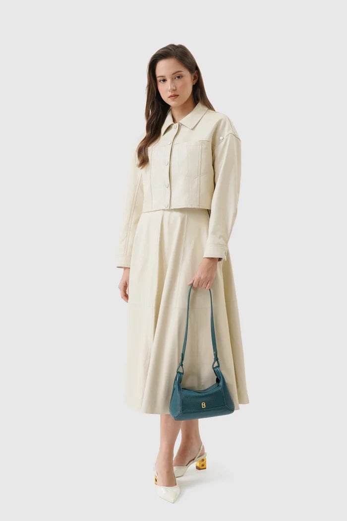 origa flex shoulder bag small in jeans by buttonscarves hand carried style