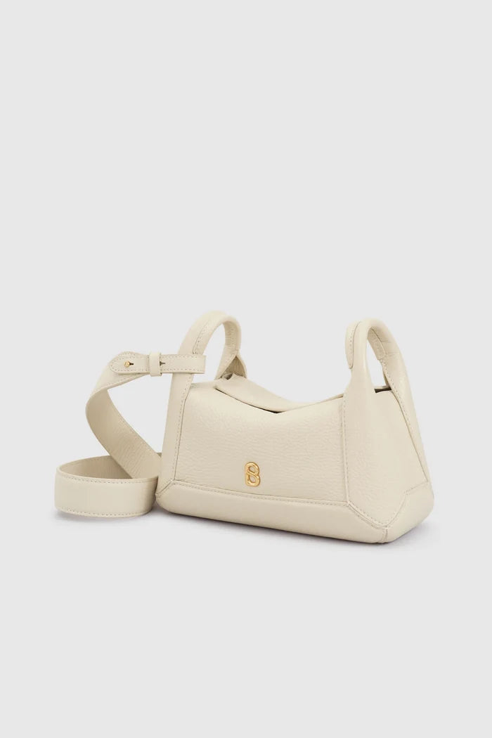 origa flex shoulder bag small in lamb by buttonscarves front view