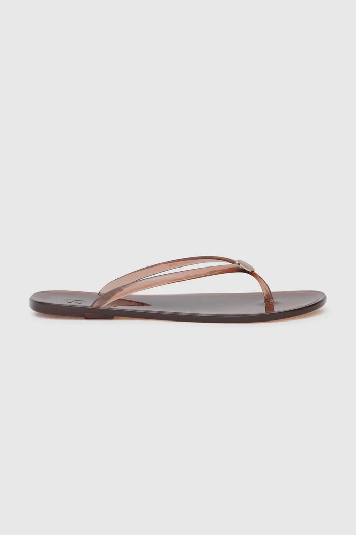 orin sandal in brown by buttonscarves