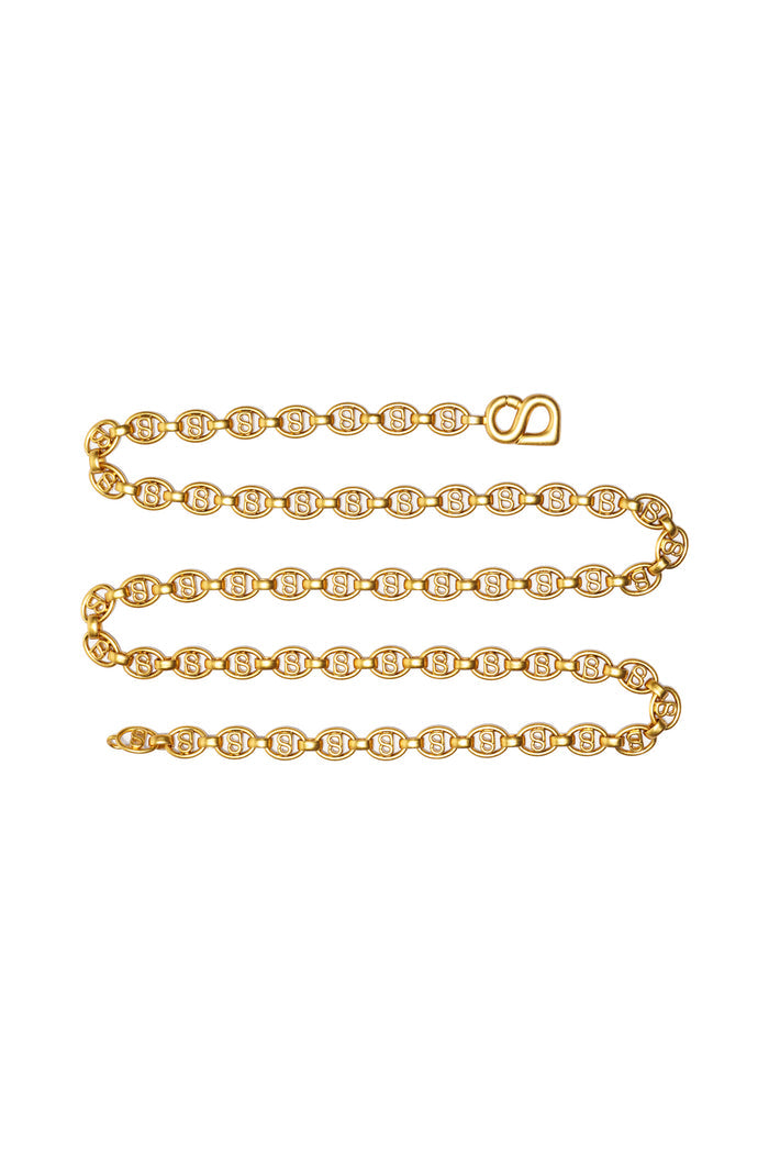 Oval Chain Belt - Gold
