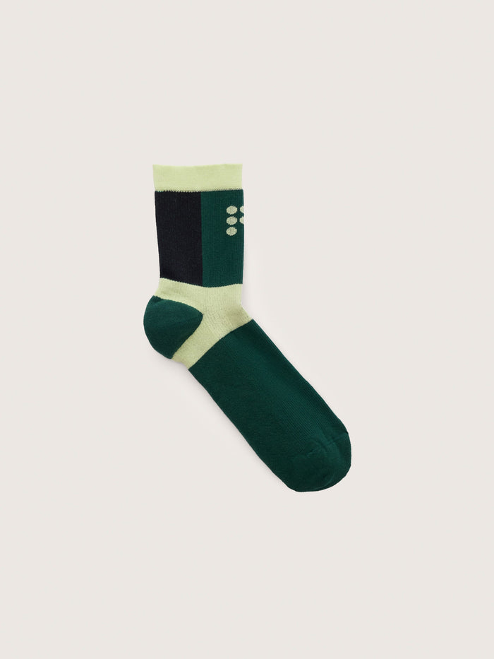 Pangaia Ankle Socks—Depth Green