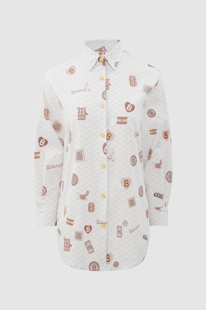 Parisian Basic Shirt - Ivory