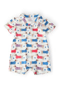 Patriotic Pups Polo Shorty One-Piece-Mila & Rose ®