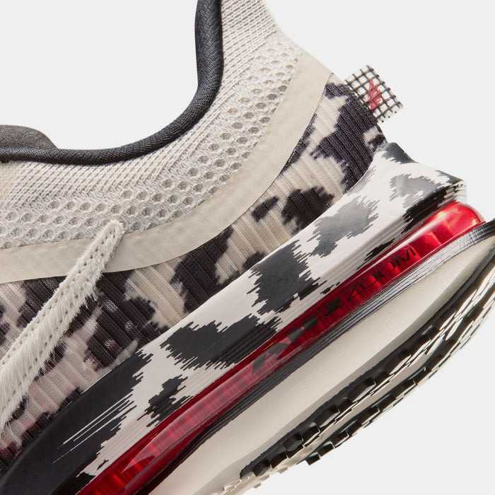 Pegasus Premium Cow Print Womens Running Shoes (Light Orewood Brown/Sail/Black/University Red)