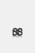 Petite Deux Brooch - Hematite
