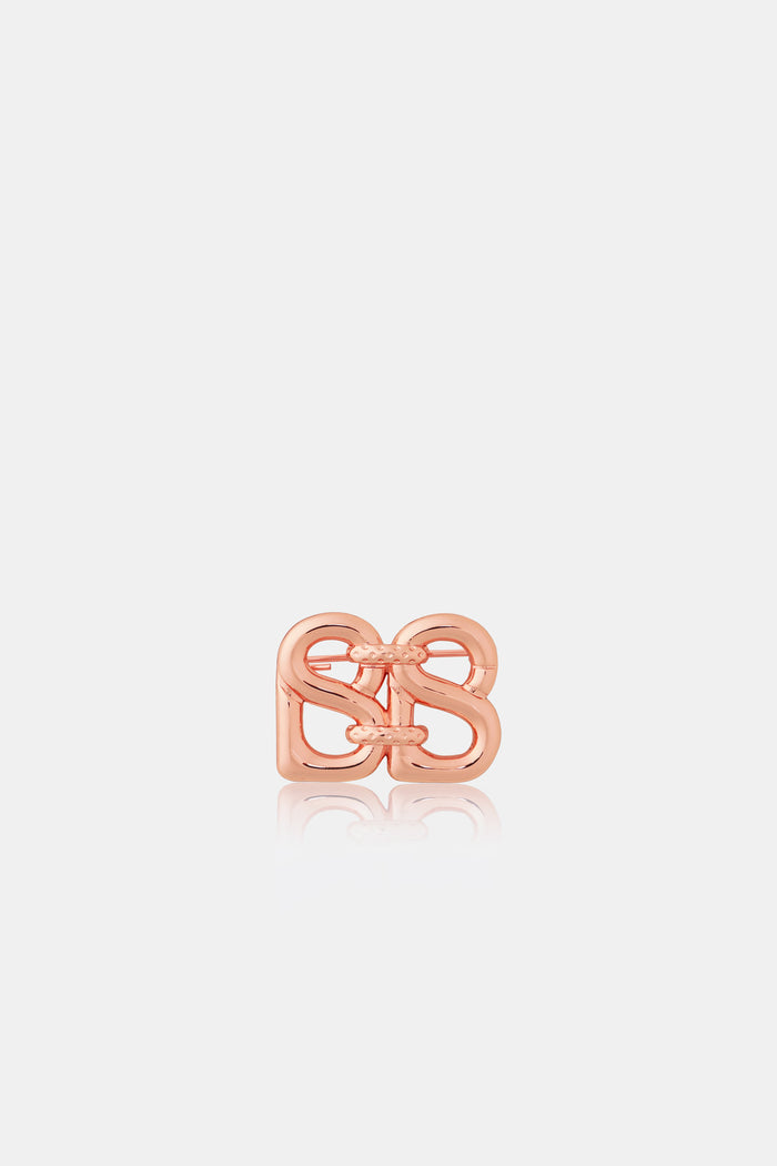 Petite Deux Brooch - Rose Gold