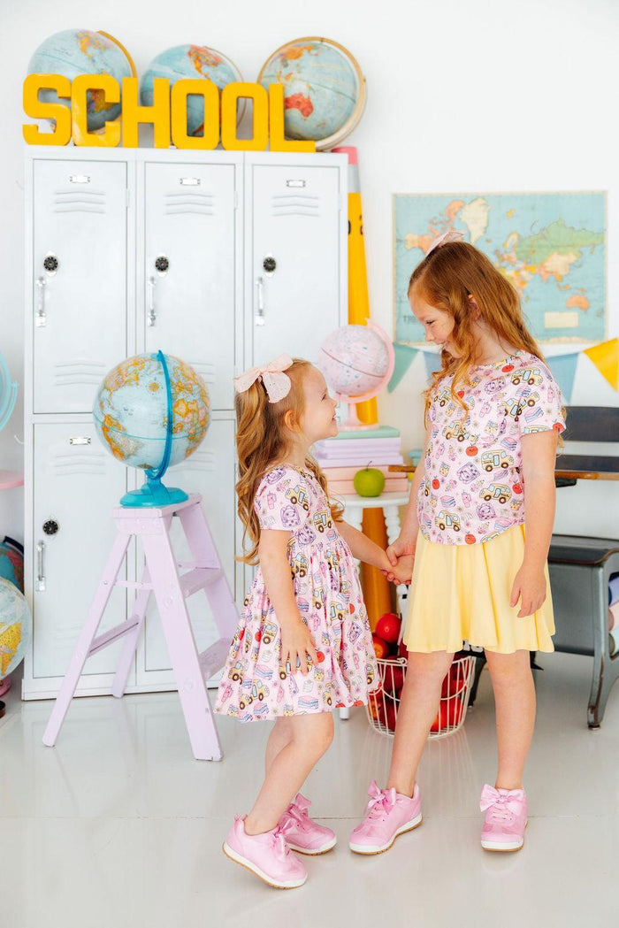 Playground Princess S/S Ruffle Pocket Tee-Mila & Rose ®