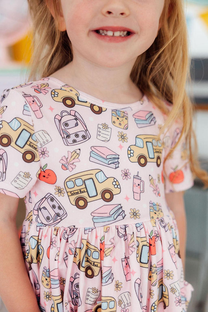 Playground Princess S/S Pocket Twirl Dress-Mila & Rose ®