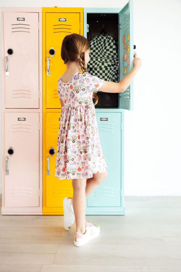 (S) Playground Princess S/S Pocket Twirl Dress-Mila & Rose ®