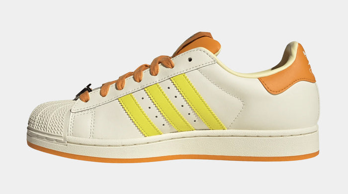 Pokemon x Adidas Superstar Charmander Mens Lifestyle Shoes (Cream White/Shock Yellow)