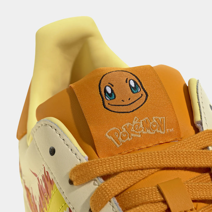Pokemon x Adidas Superstar Charmander Mens Lifestyle Shoes (Cream White/Shock Yellow)