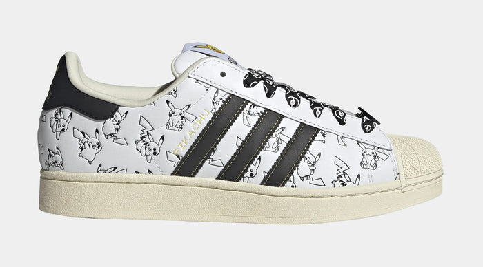 Pokemon x adidas Superstar II Mens Lifestyle Shoes ( Cloud White/Core Black/Gold Metallic)