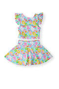 Pool Party Flutter Sleeve Twirl-kini Swimsuit Set-Mila & Rose ®