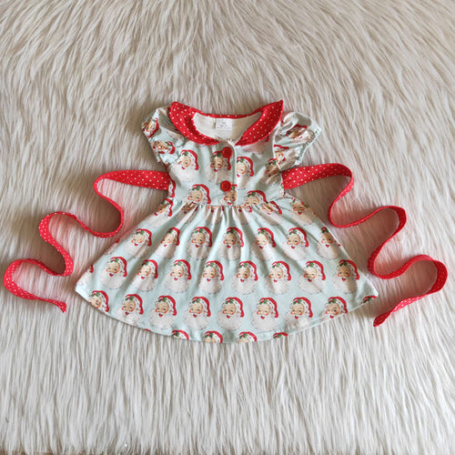 (Promotion)C11-12Short sleeve knee length Christmas dress