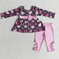 (Promotion)Long sleeve legging pants Valentine's Day outfits