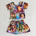 (Promotion)Short sleeve top and skirt summer outfits   GSD0027