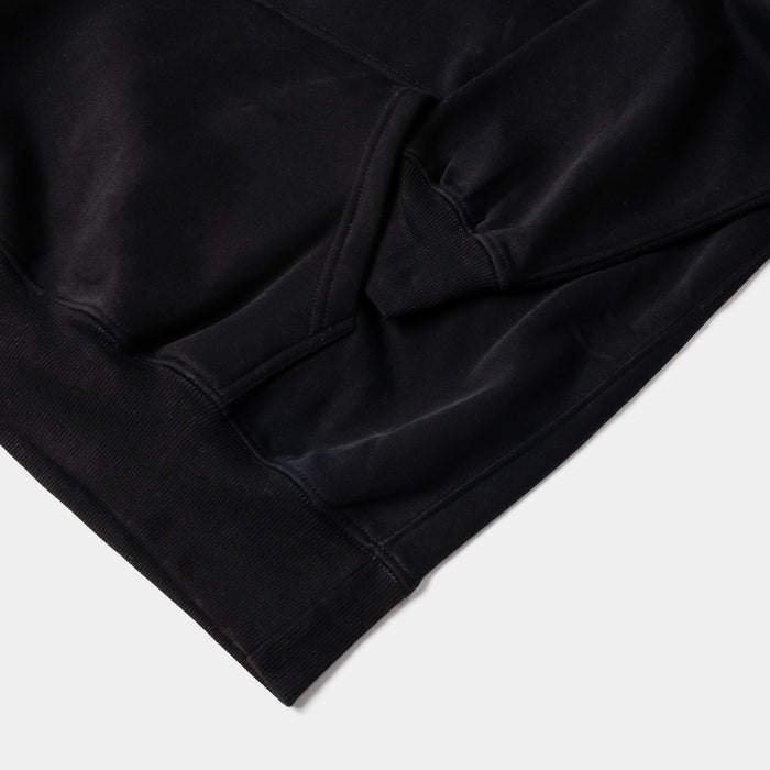 Pullover Fleece Mens Hoodie (Black)