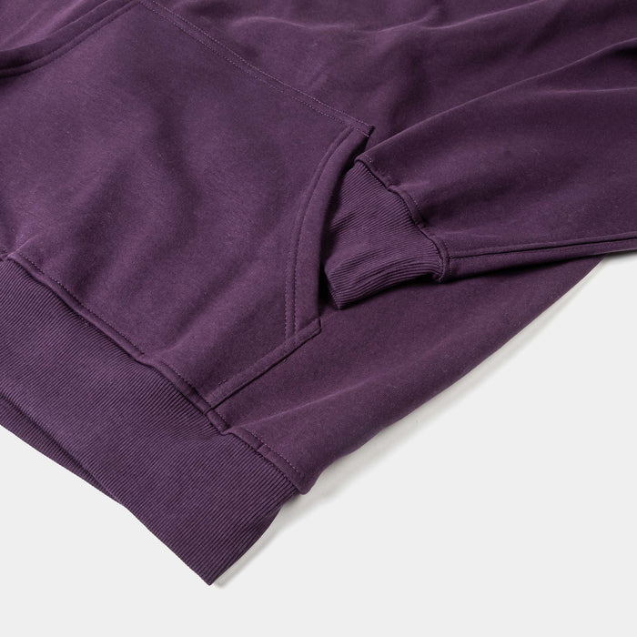 Pullover Fleece Mens Hoodie (Purple)