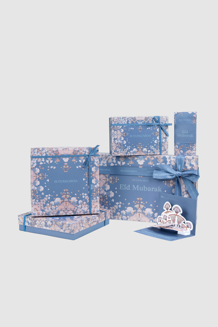 raya hampers in oasis by buttonscarves detail