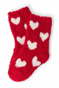 Red/Coconut Heart Cozy Socks-Mila & Rose ®