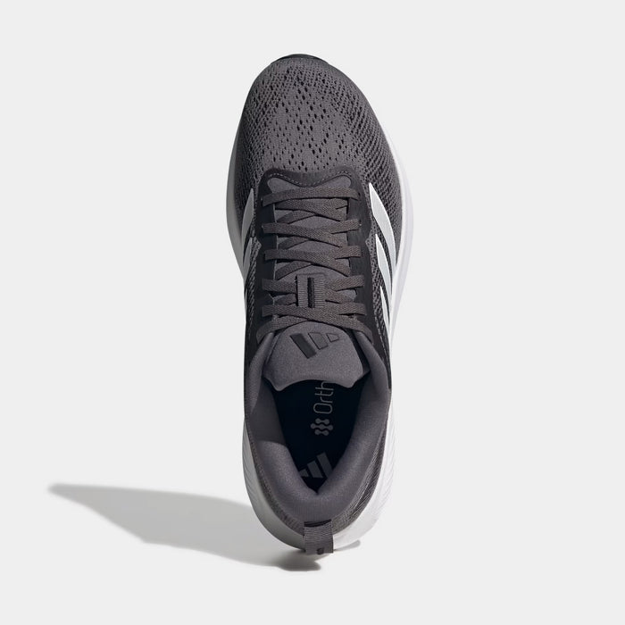 Response Pace Mens Running Shoes (Core Black/Cloud White/Matte Silver)
