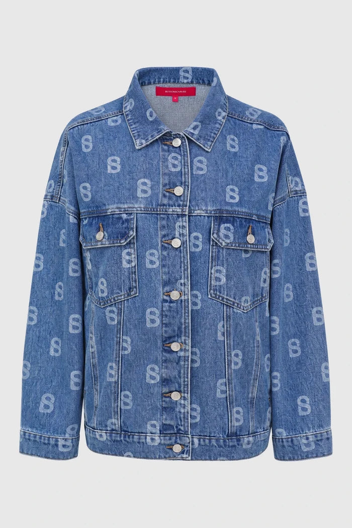 Rhea Denim Jacket - Navy