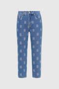 Rhea Denim Pants - Navy