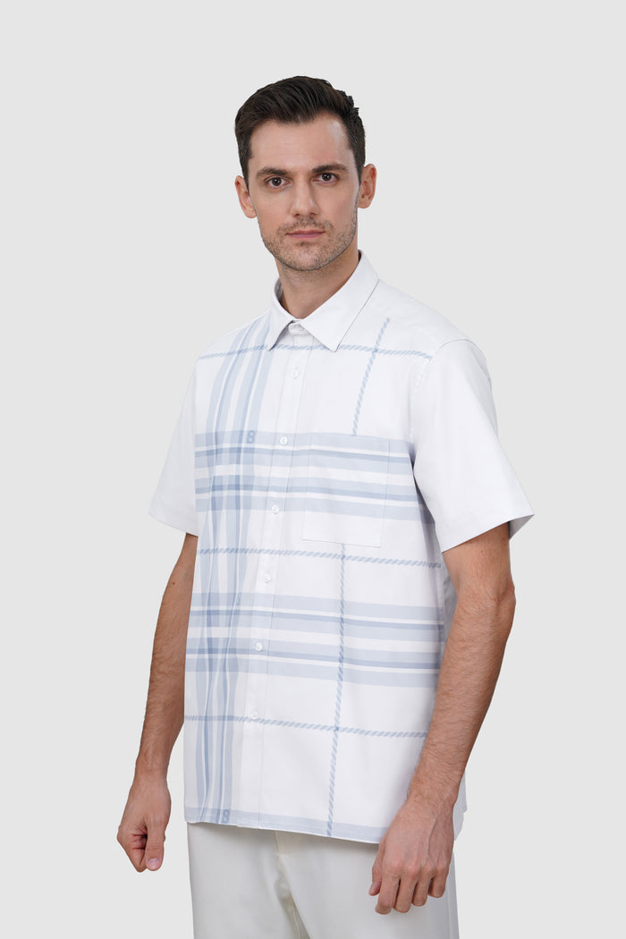 Riga Enlarged Men Shirt - Gray