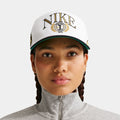 Rise Structured A Frame Mens Hat (White/Black)