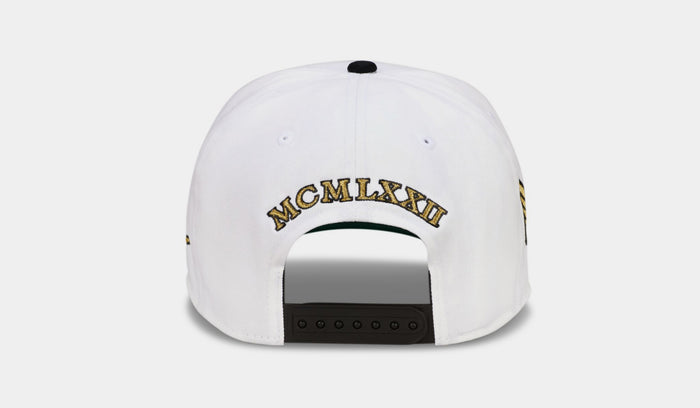 Rise Structured A Frame Mens Hat (White/Black)