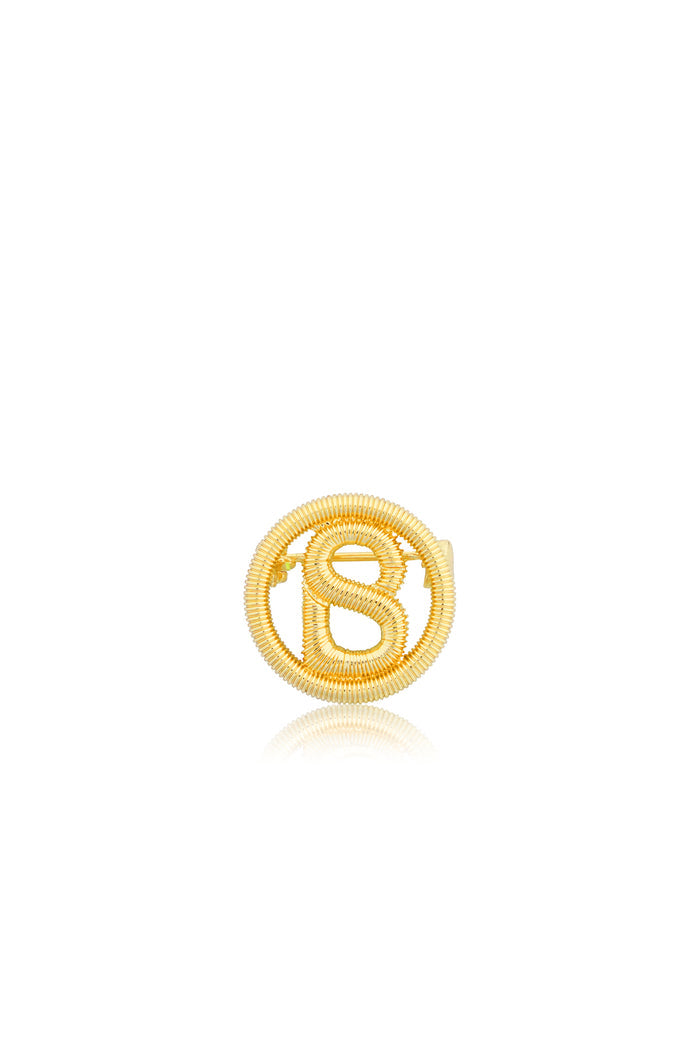 Round Pin Brooch Package - Gold