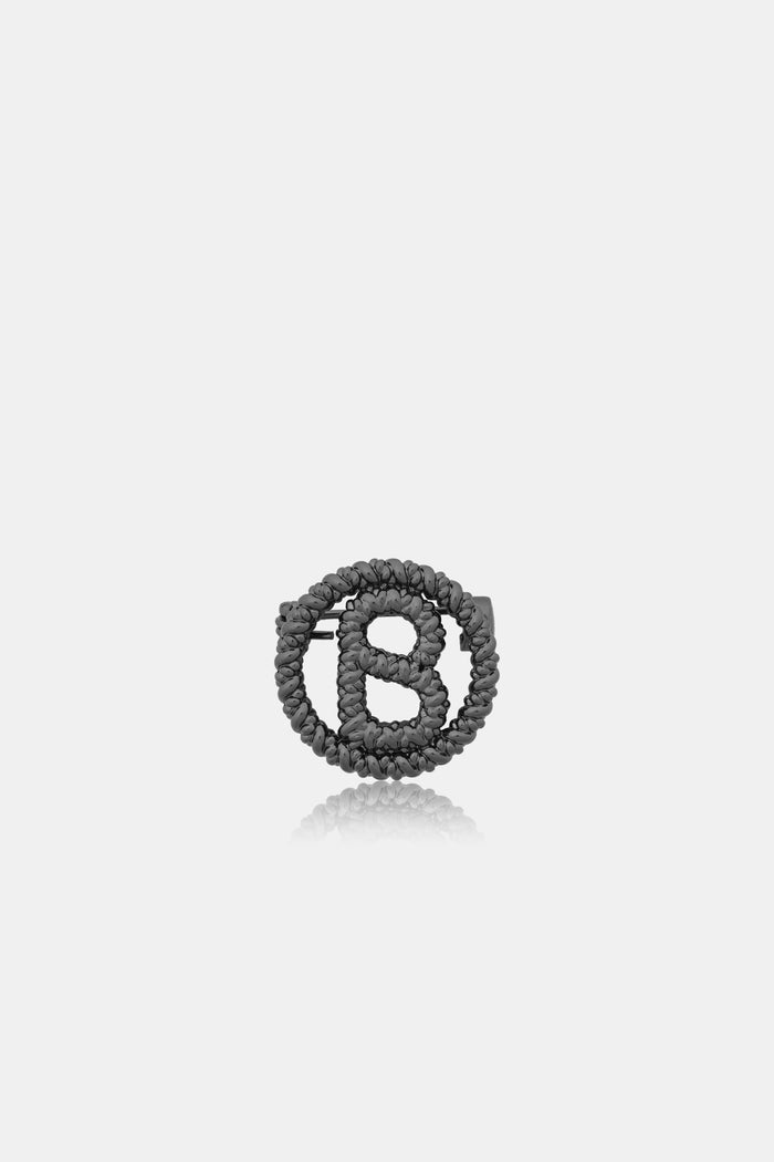 Round Pin Brooch Package 02 - Hematite