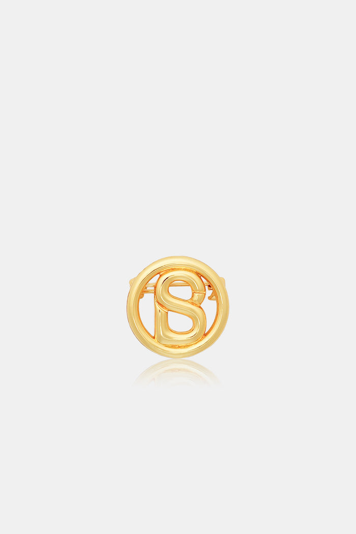 Round Pin Brooch Package 03 - Gold