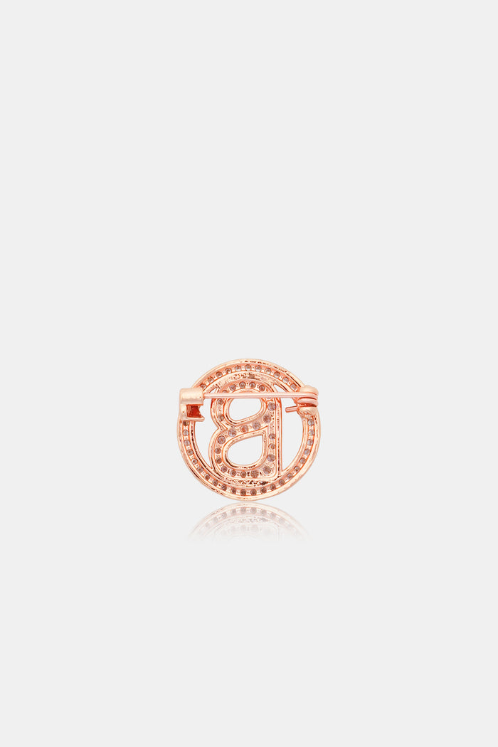 Round Pin Brooch Package 03 - Rose Gold