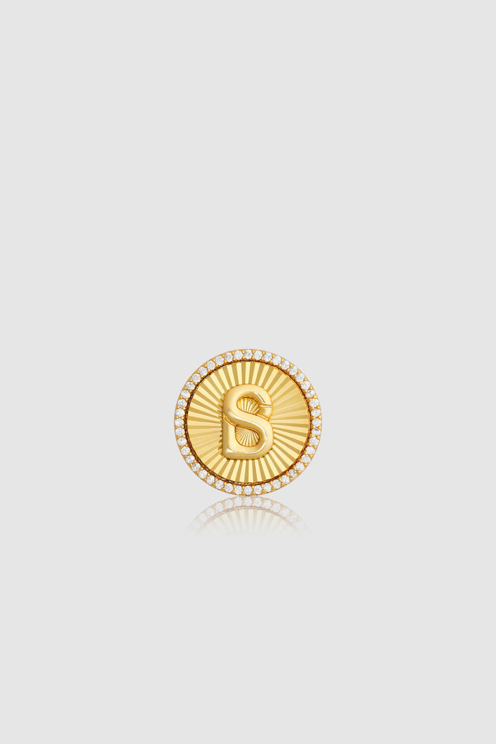 Round Pin Brooch Package 04 - Gold