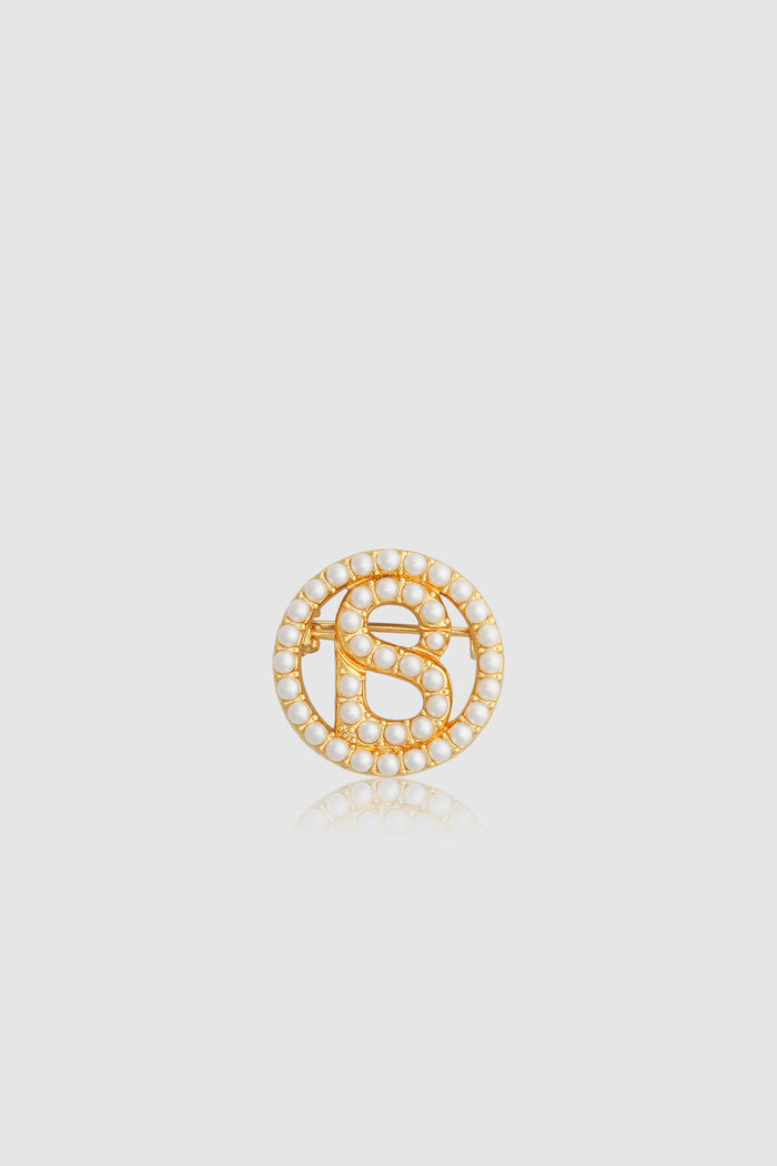 Round Pin Brooch Package 04 - Gold