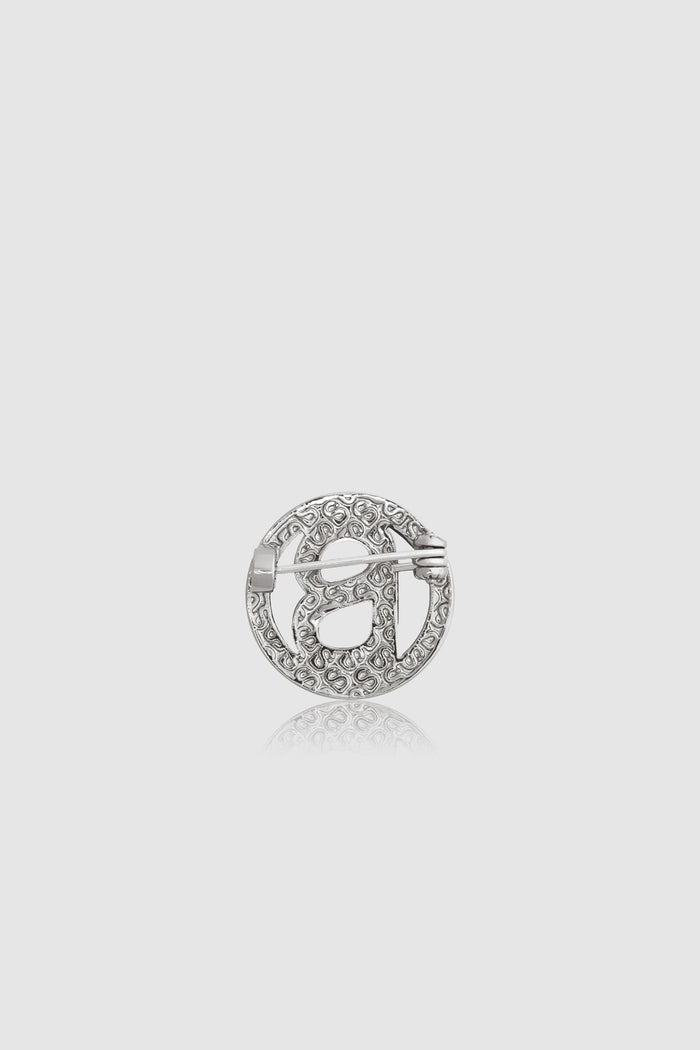Round Pin Brooch Package 04 - Silver
