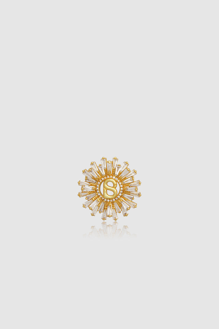Round Pin Brooch Package 05 - Gold