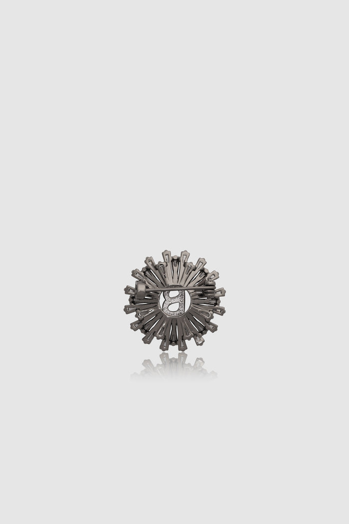 Round Pin Brooch Package 05 - Hematite