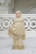safa kids prayer robe in beige by buttonscarves